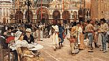 Venice Canvas Paintings - Piazza of St Mark's, Venice